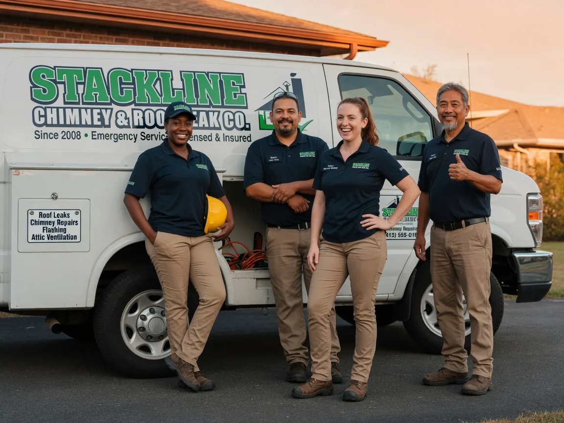 Chimney flashing repair company in Gary, MN